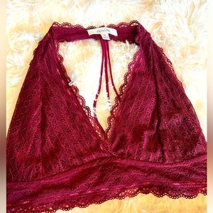 Burgandy bralette